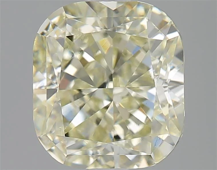 2.67 ct. Fancy Light Greenish Yellow/VS1 Radiant Diamond