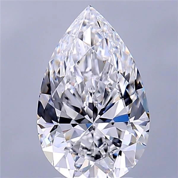 2.70 ct. D/VVS1 Pear Lab Grown Diamond
