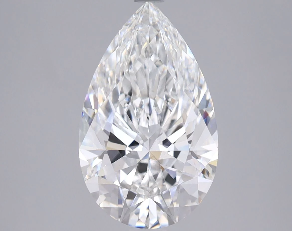 2.71 ct. F/VS1 Pear Lab Grown Diamond