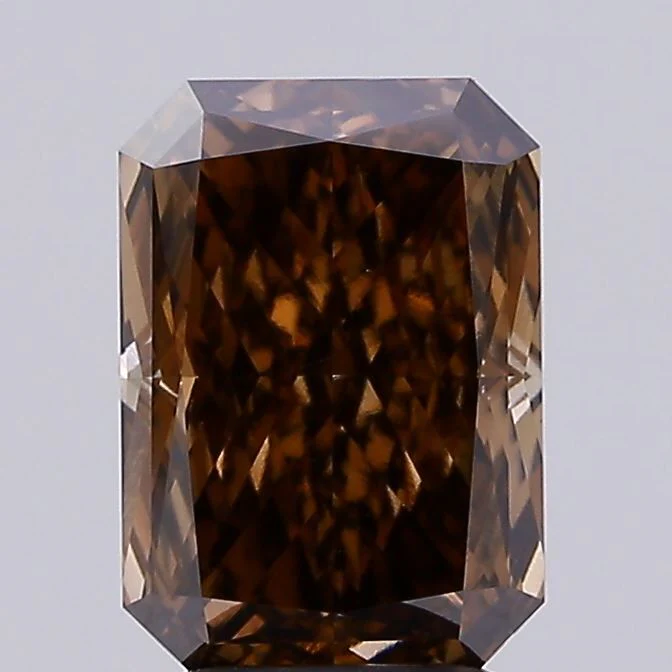 2.71 ct. Fancy Brown/VS1 Radiant Lab Grown Diamond
