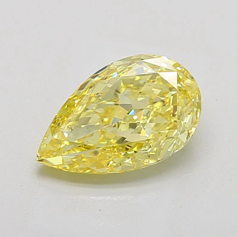 2.72 ct. Fancy Yellow/VS2 Pear Lab Grown Diamond