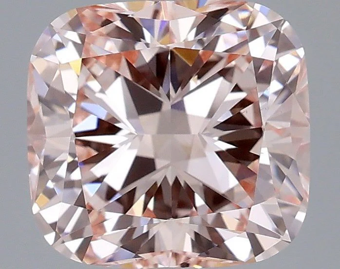 2.80 ct. Fancy Intense Pink/VS1 Cushion Modified Lab Grown Diamond