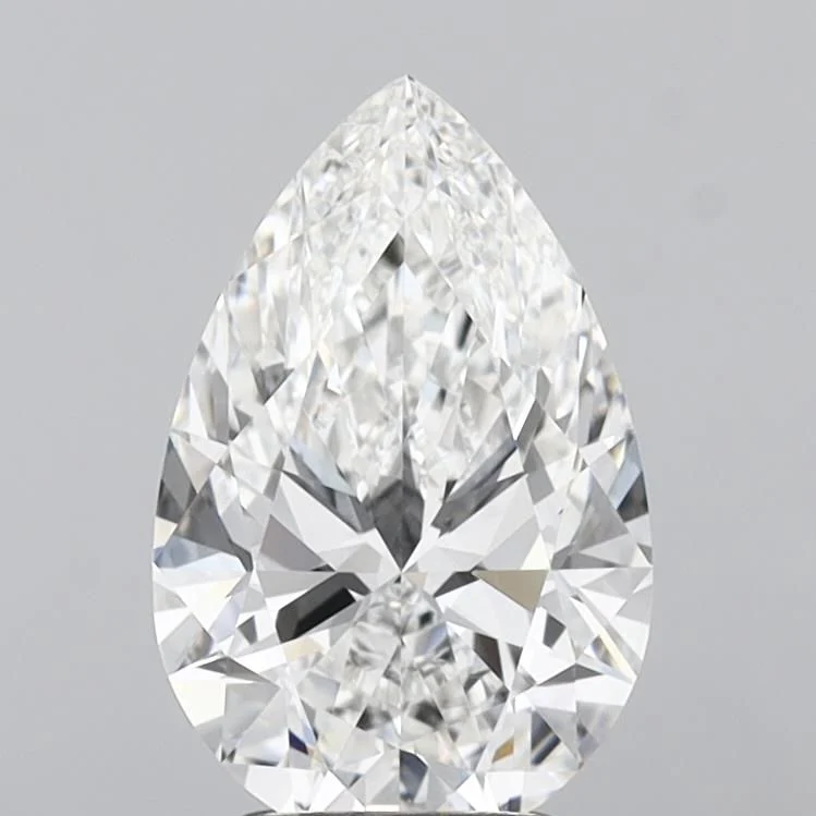 2.81 ct. F/VVS1 Pear Lab Grown Diamond