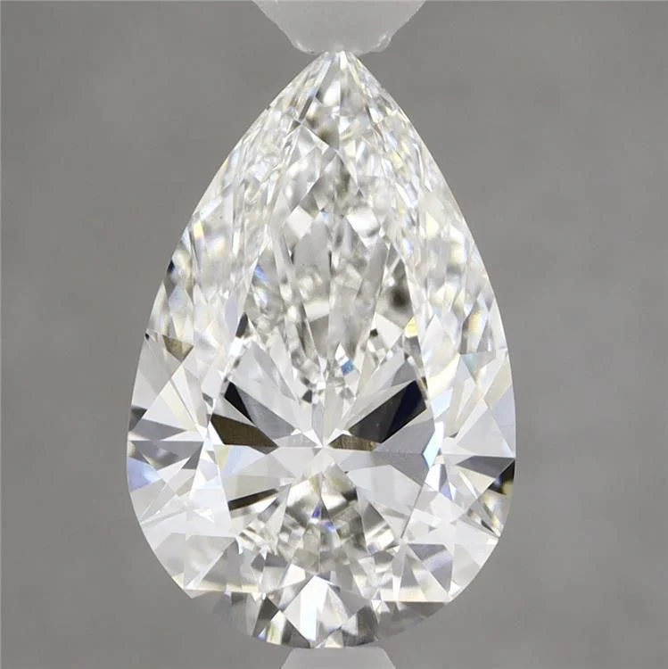 2.82 ct. F/VS1 Pear Lab Grown Diamond