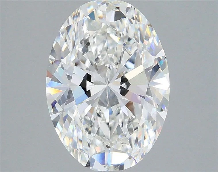 2.85 ct. F/VVS2 Oval Lab Grown Diamond