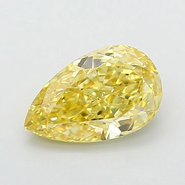 3.00 ct. Fancy Intense Yellow/VS1 Pear Lab Grown Diamond
