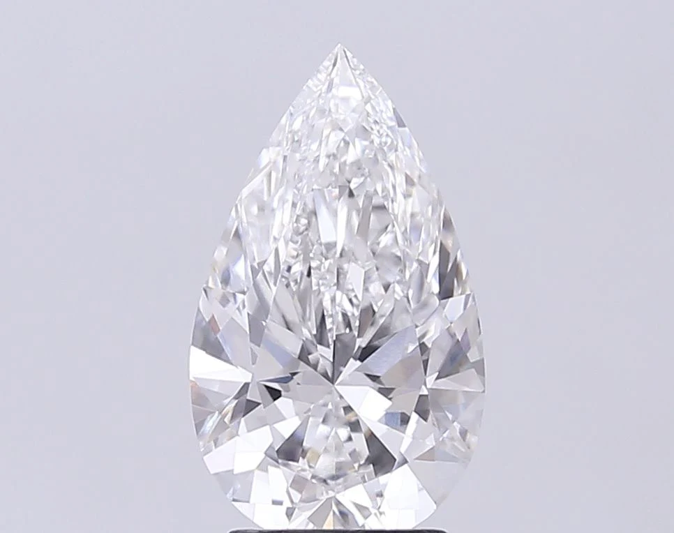3.01 ct. E/VVS1 Pear Lab Grown Diamond