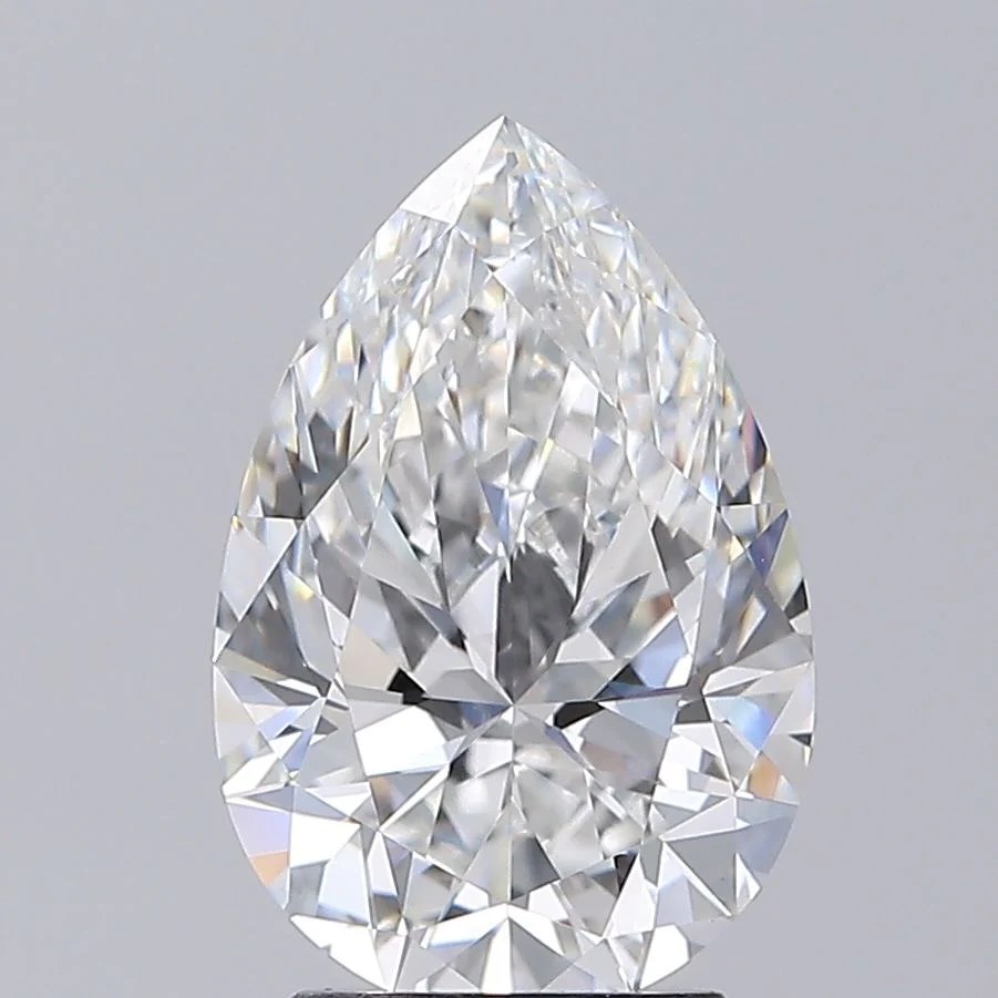 3.01 ct. E/VVS2 Pear Lab Grown Diamond