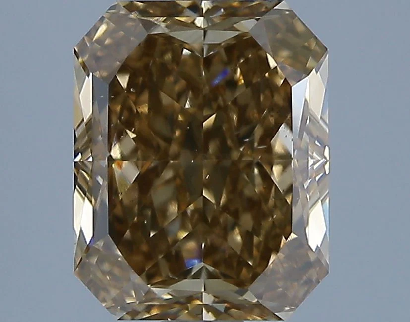3.01 ct. Fancy Brown/SI1 Radiant Diamond