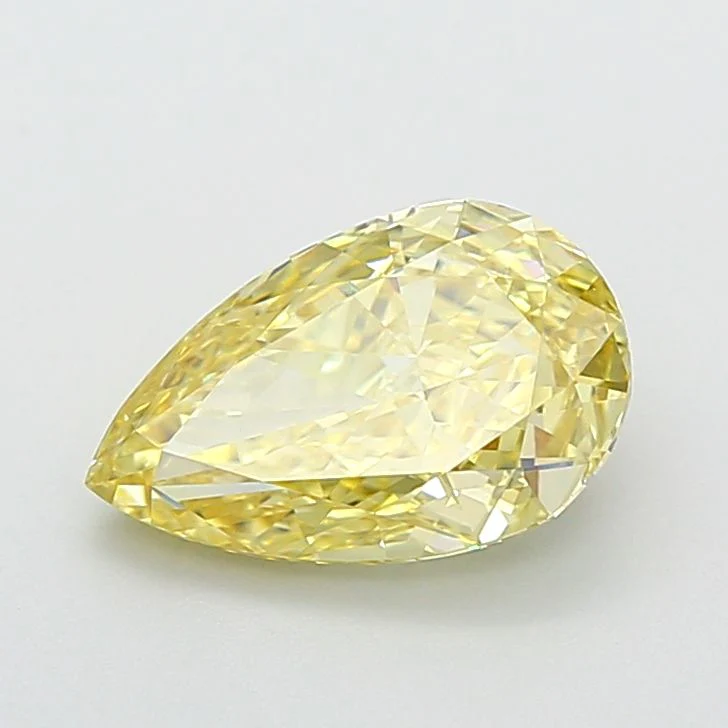 3.01 ct. Fancy Intense Yellow/VVS2 Pear Lab Grown Diamond