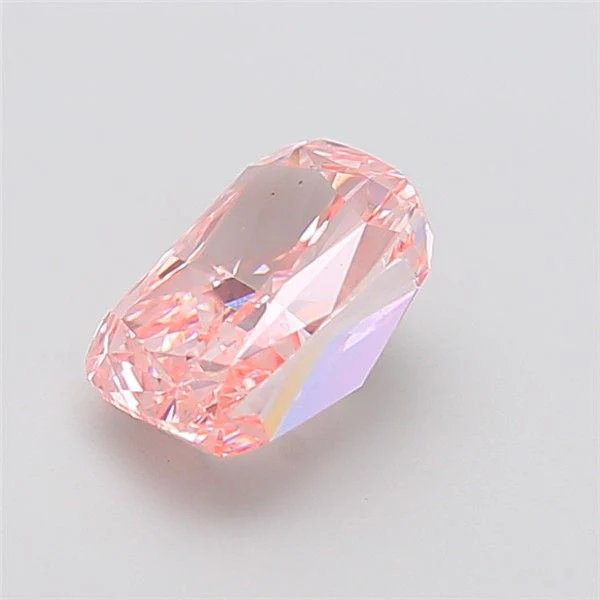 3.01 ct. Fancy Vivid Pink/VS1 Cushion Modified Lab Grown Diamond