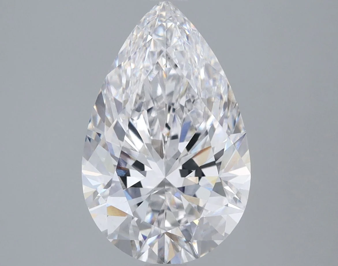 3.02 ct. D/VVS2 Pear Lab Grown Diamond