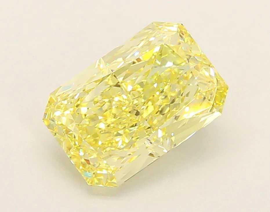 3.02 ct. Fancy Intense Yellow/VVS2 Radiant Lab Grown Diamond