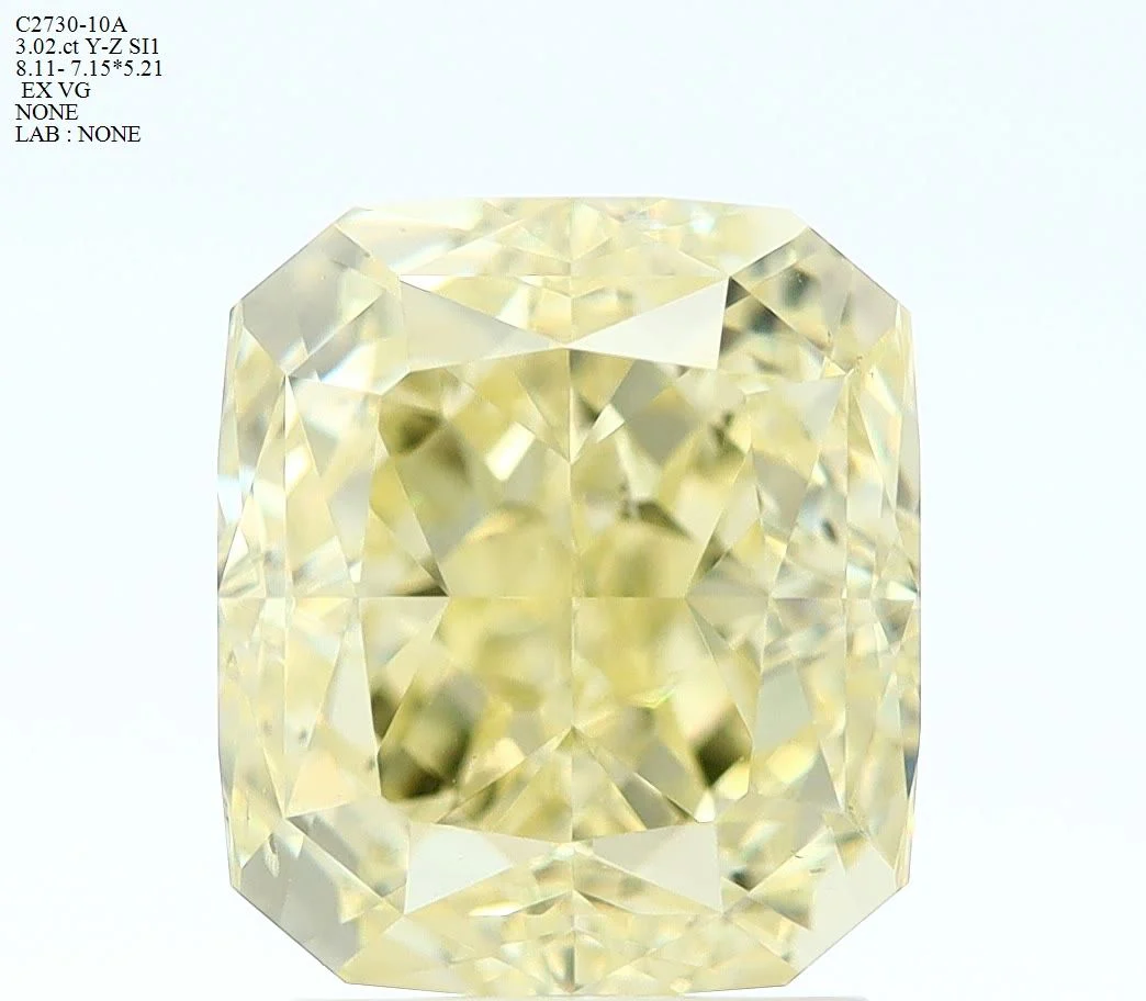 3.02 ct. Y-Z/SI1 Radiant Diamond