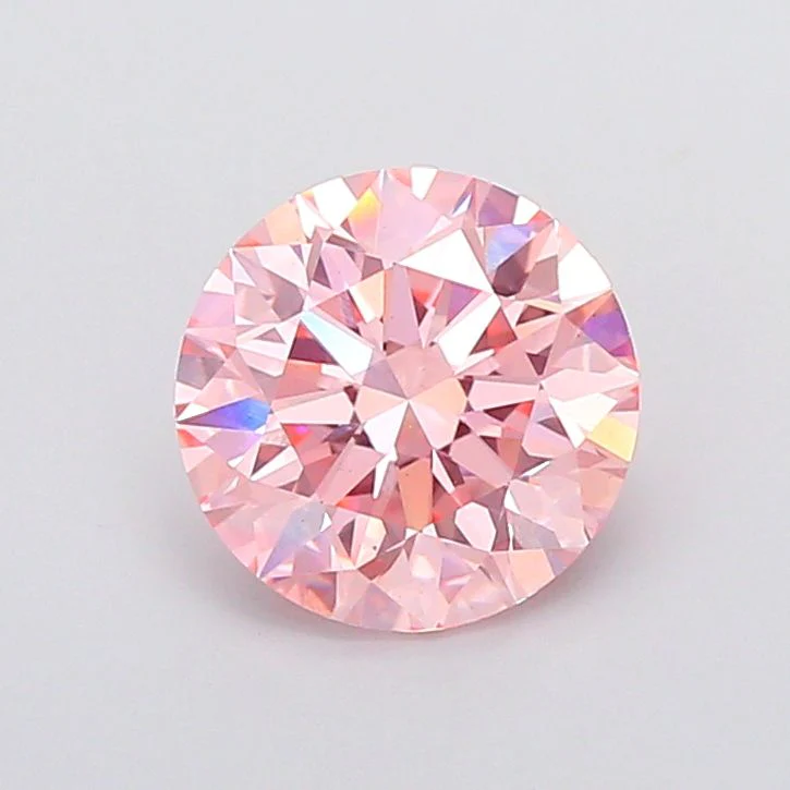 3.03 ct. Fancy Intense Pink/VS1 Round Lab Grown Diamond