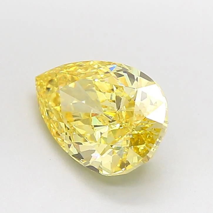 3.03 ct. Fancy Intense Yellow/VS1 Pear Lab Grown Diamond