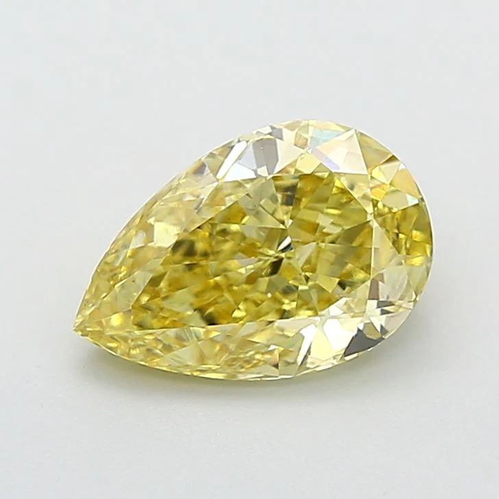 3.03 ct. Fancy Intense Yellow/VS1 Pear Lab Grown Diamond