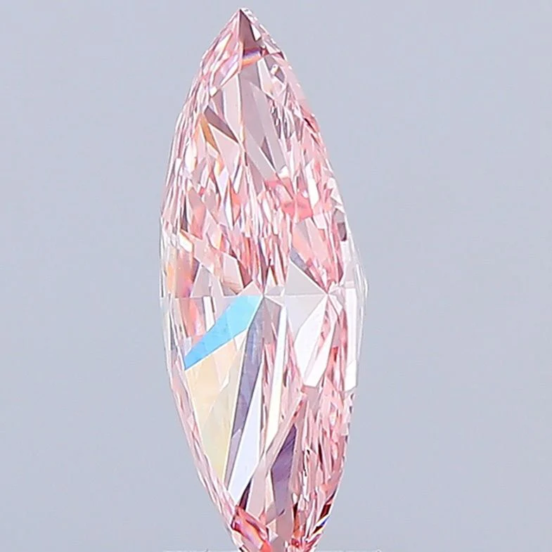3.03 ct. Fancy Vivid Pink/VS1 Marquise Lab Grown Diamond