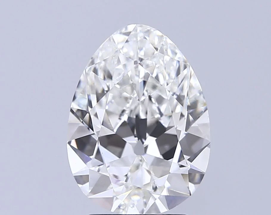 3.04 ct. E/VS1 Pear Lab Grown Diamond