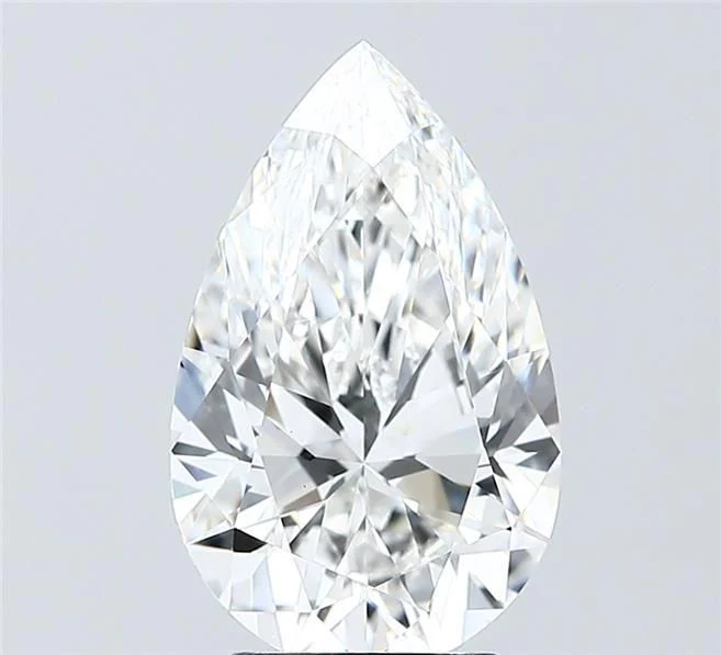 3.04 ct. F/VVS2 Pear Lab Grown Diamond