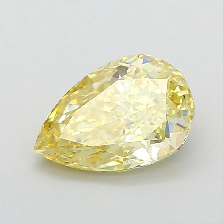 3.05 ct. Fancy Intense Yellow/VS1 Pear Lab Grown Diamond