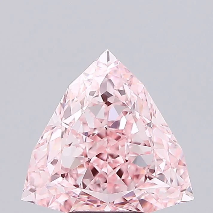 3.05 ct. Fancy Vivid Pink/VS1 Triangular Lab Grown Diamond