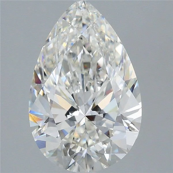3.06 ct. F/VVS2 Pear Lab Grown Diamond