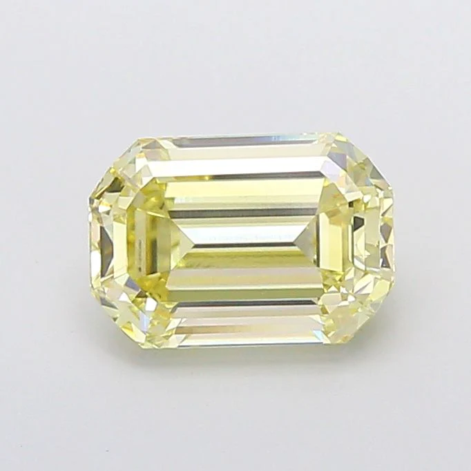 3.06 ct. Fancy Yellow/VS1 Emerald Lab Grown Diamond