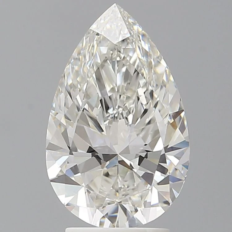 3.07 ct. F/VVS2 Pear Lab Grown Diamond