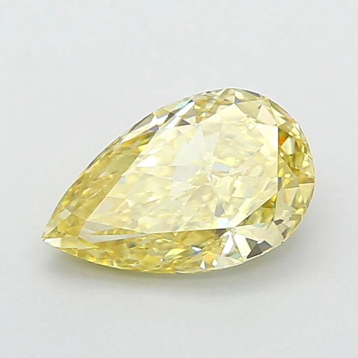 3.07 ct. Fancy Yellow/VVS2 Pear Lab Grown Diamond