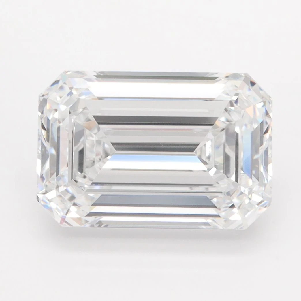 3.08 ct. D/FL Emerald Lab Grown Diamond