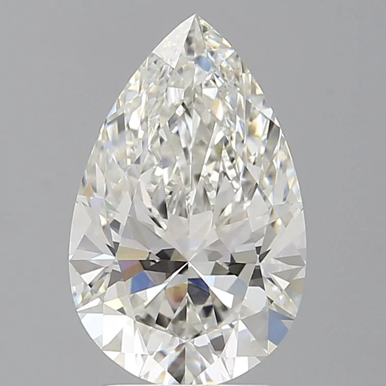 3.08 ct. F/VVS2 Pear Lab Grown Diamond