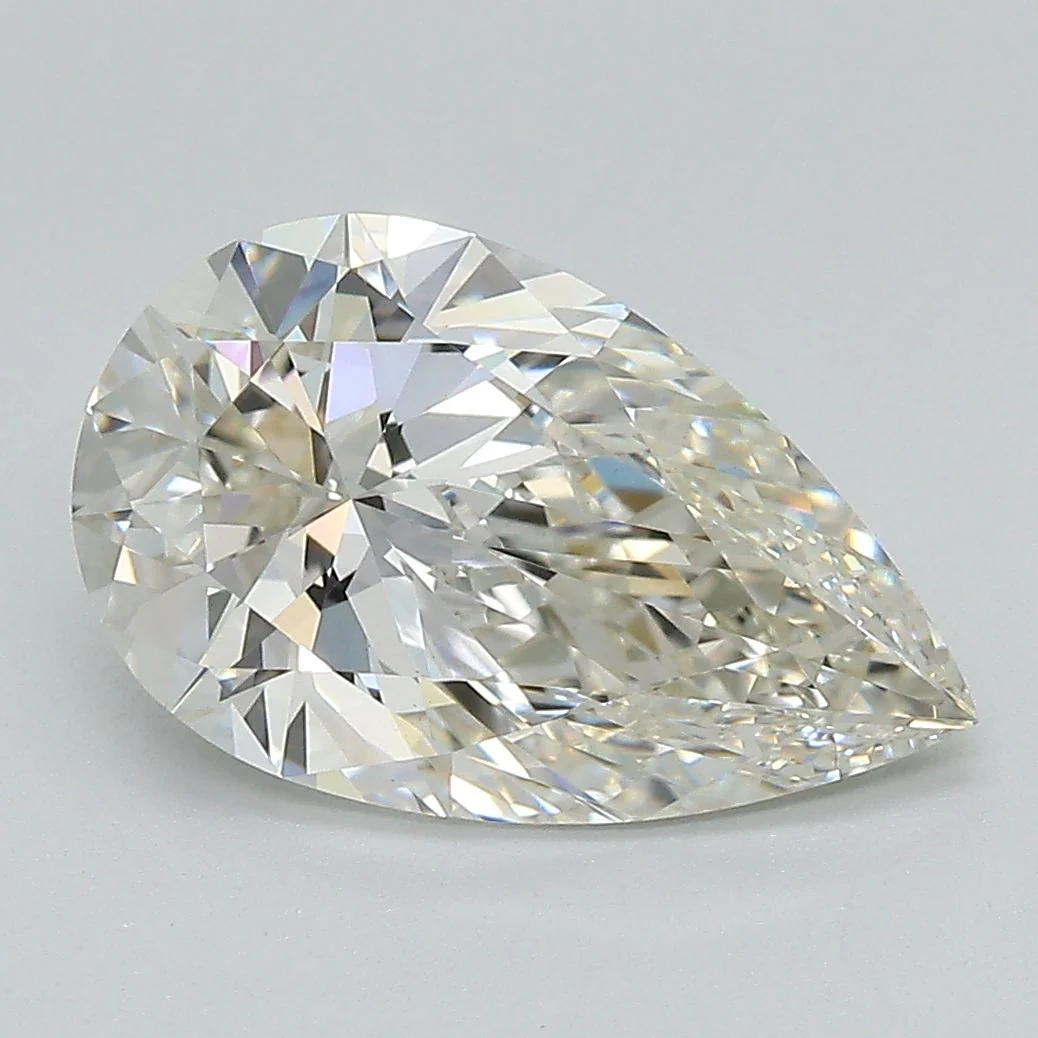 3.08 ct. G/VVS2 Pear Lab Grown Diamond