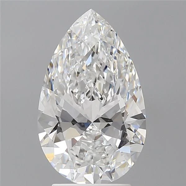 3.09 ct. D/VVS2 Pear Lab Grown Diamond