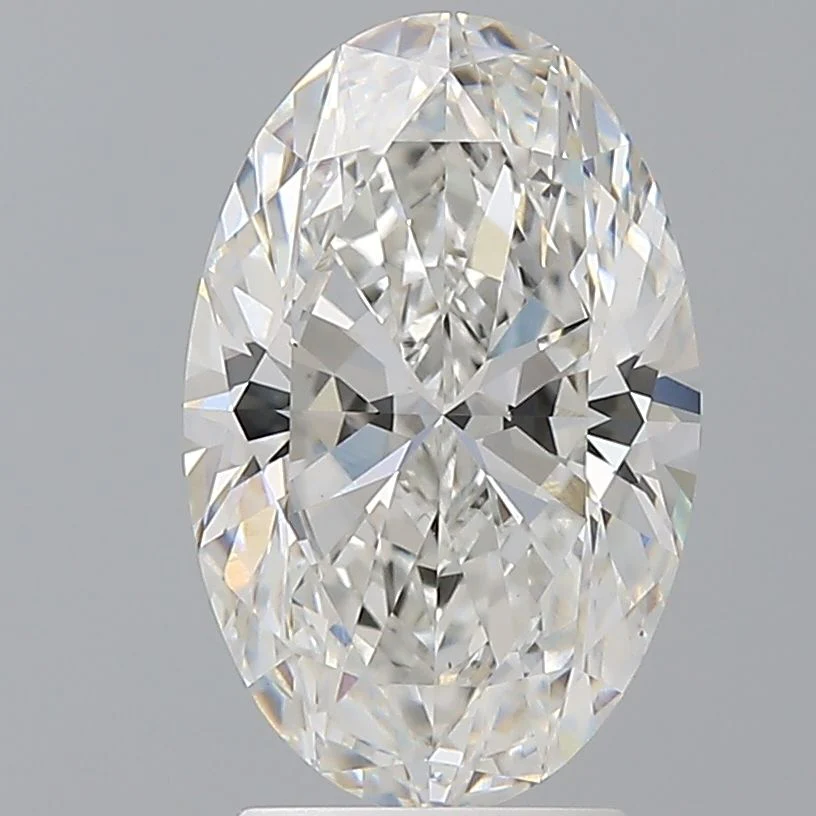 3.09 ct. F/VS1 Oval Lab Grown Diamond