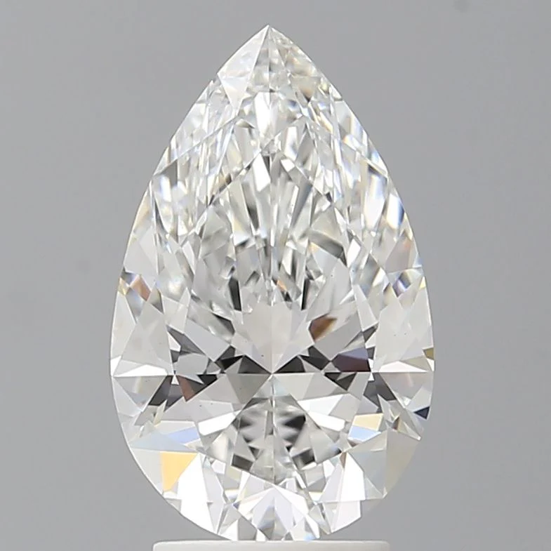 3.10 ct. E/VS1 Pear Lab Grown Diamond