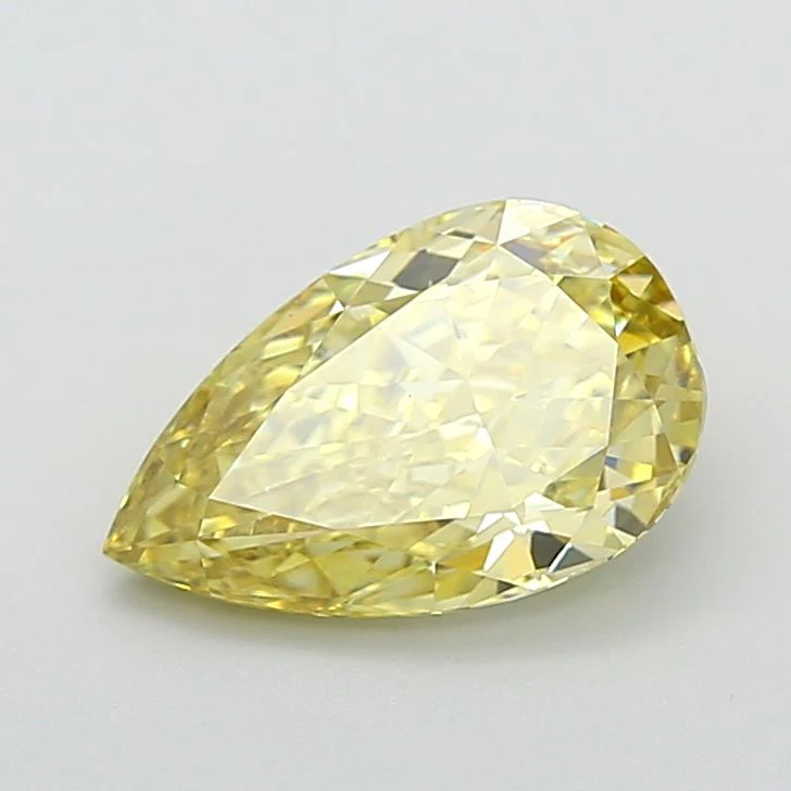 3.10 ct. Fancy Intense Yellow/VS1 Pear Lab Grown Diamond