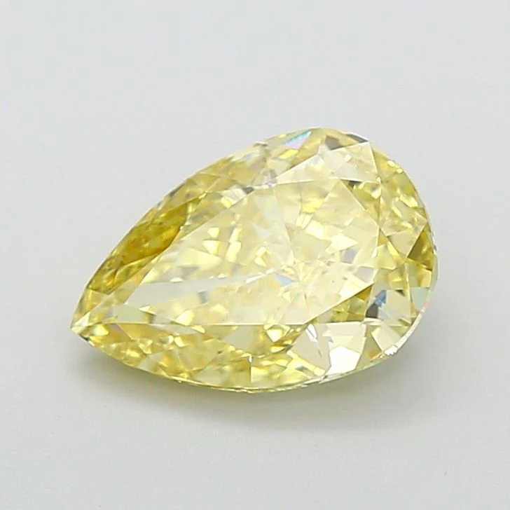 3.10 ct. Fancy Yellow/VS1 Pear Lab Grown Diamond