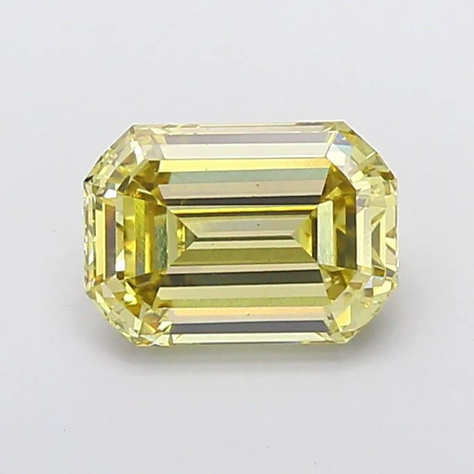 3.18 ct. Fancy Intense Yellow/VS1 Emerald Lab Grown Diamond