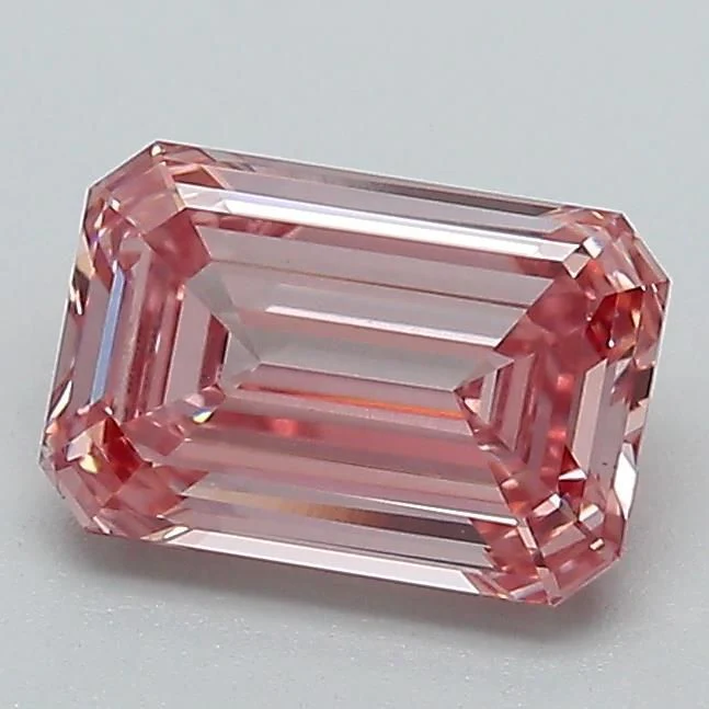 3.19 ct. Fancy Intense Pink/VVS2 Emerald Lab Grown Diamond