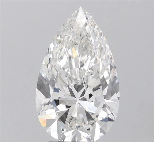 3.21 ct. F/VS1 Pear Lab Grown Diamond