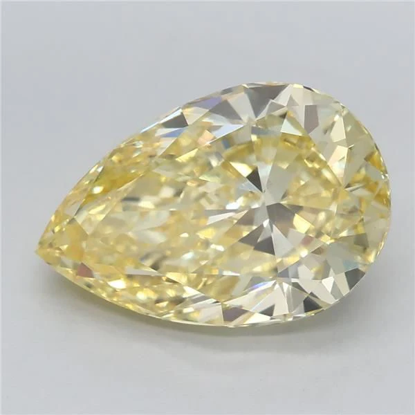 3.22 ct. Fancy Intense Yellow/VS1 Pear Lab Grown Diamond