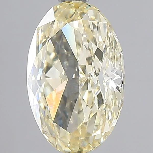 3.26 ct. Fancy Yellow/VVS2 Oval Lab Grown Diamond