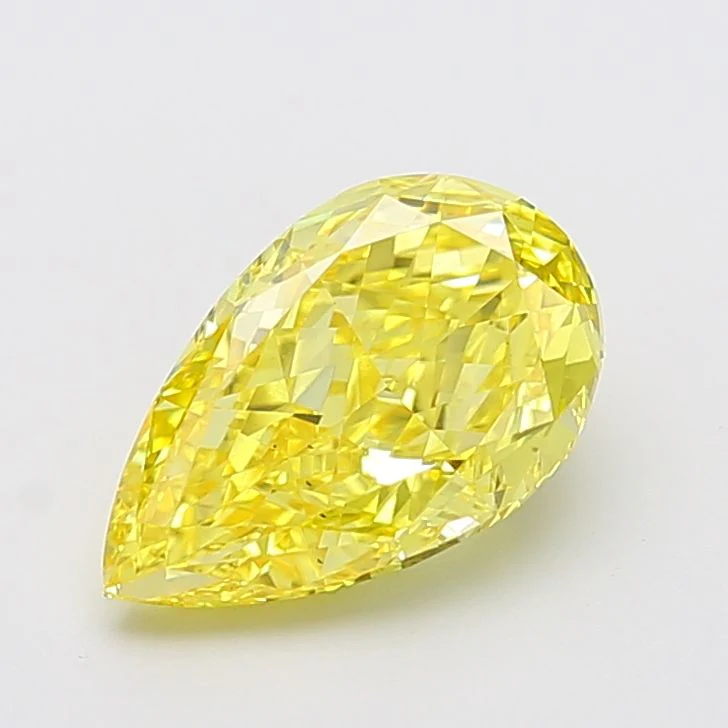 3.31 ct. Fancy Intense Yellow/VS2 Pear Lab Grown Diamond