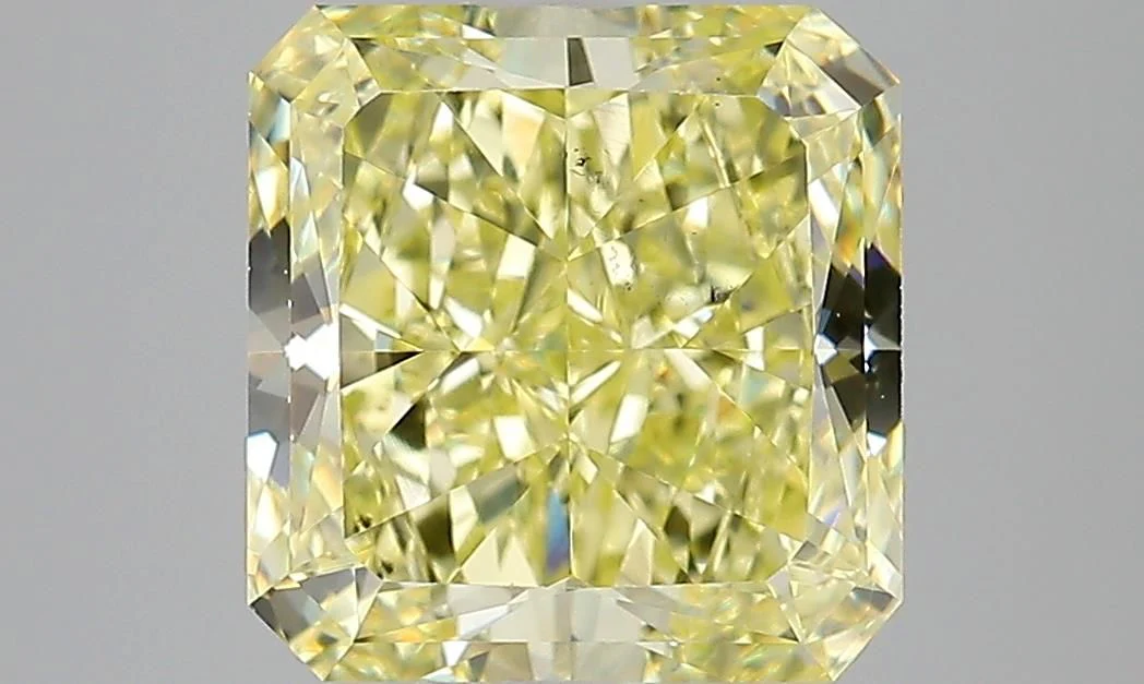 3.37 ct. Fancy Yellow/SI1 Radiant Diamond