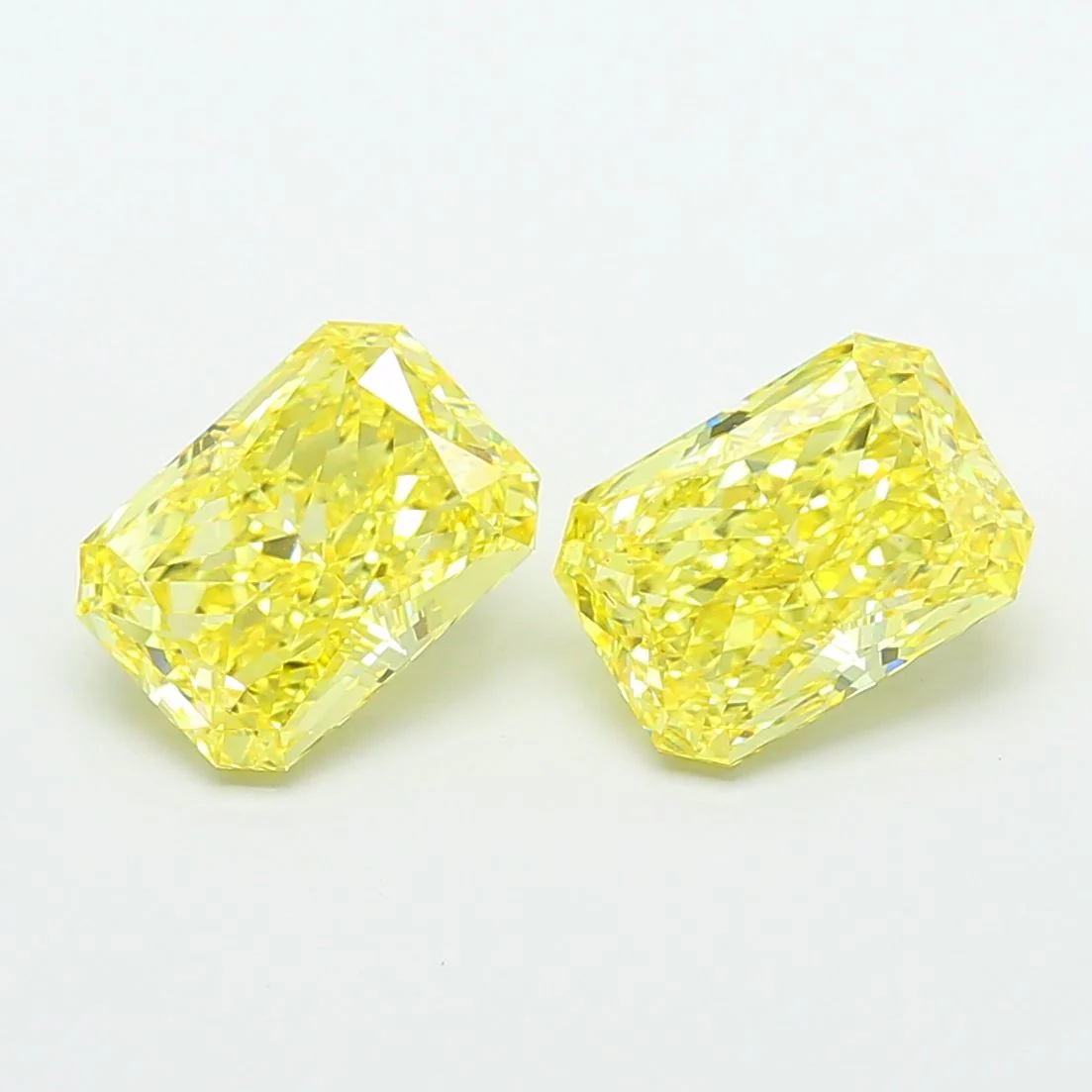 3.40 ct. Fancy Vivid Yellow/VS1 Radiant Lab Grown Diamond