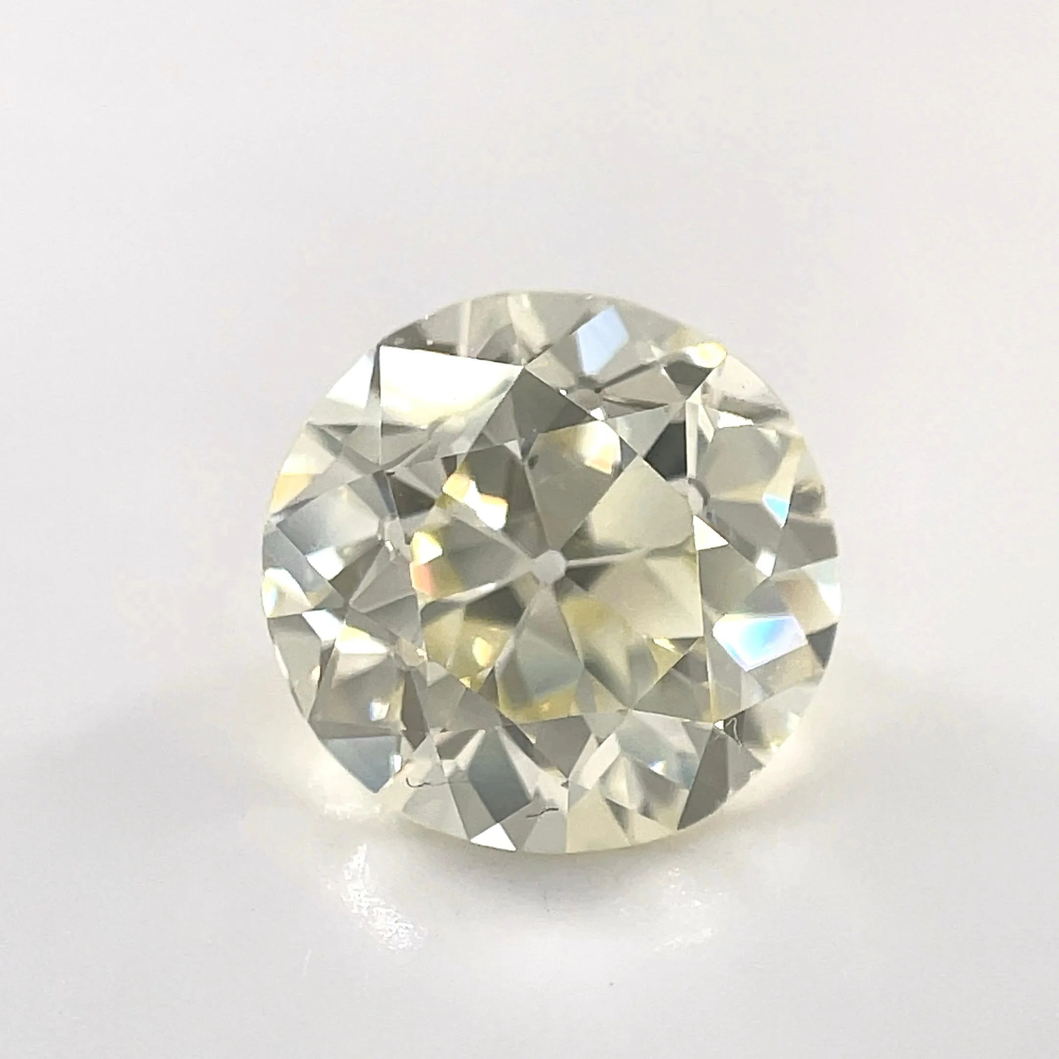 3.42 ct. Q-R/VS1 European Cut Diamond