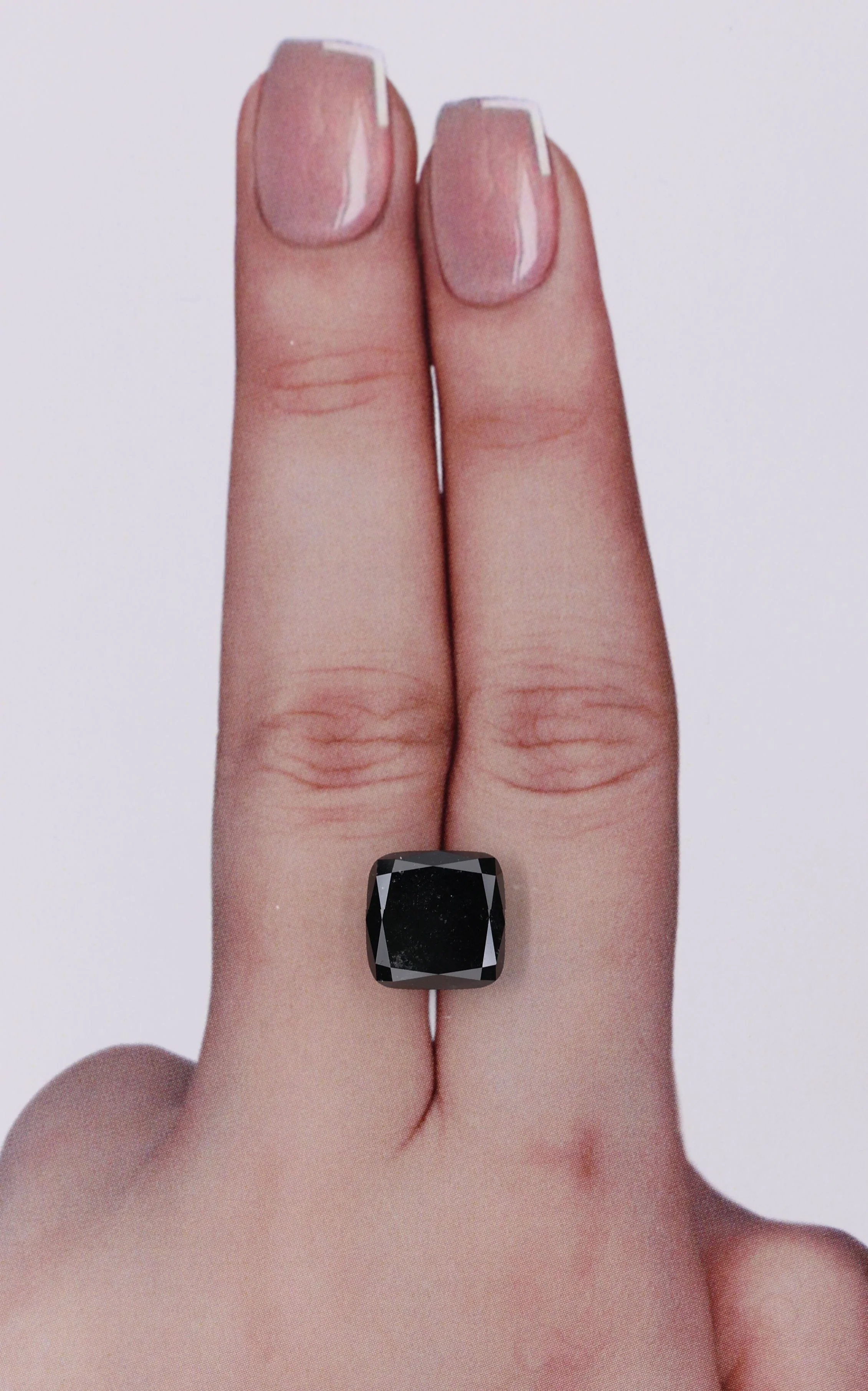 3.46 ct. Fancy Black/VVS2 Cushion Brilliant Diamond