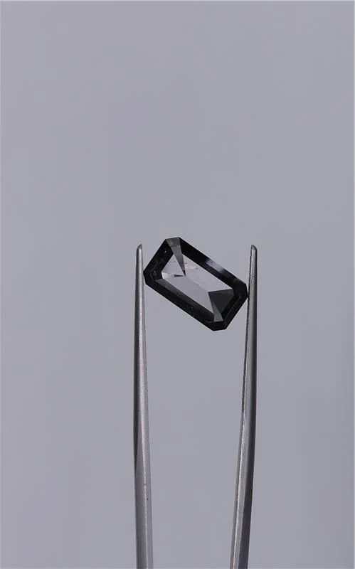 3.51 ct. Fancy Black/VVS2 Emerald Diamond