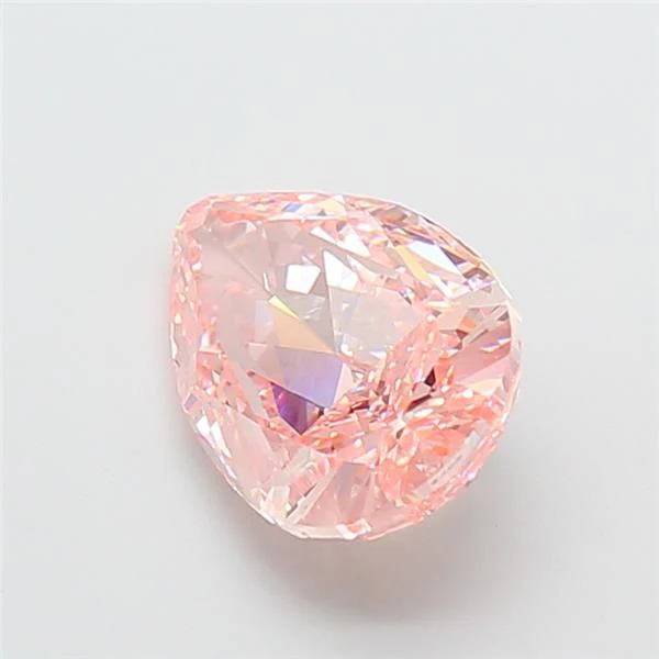 3.53 ct. Fancy Vivid Pink/VS1 Pear Lab Grown Diamond
